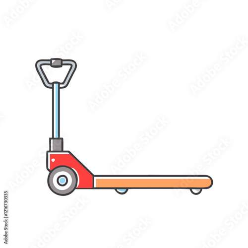 pallet jack icon, pallet jack vector illustration-simple illustration of pallet jack, perfect for pallet jack logos and icons