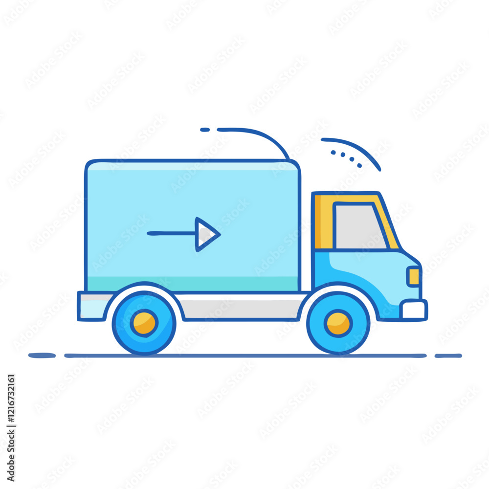 truck icon, truck vector illustration-simple illustration of truck, perfect for truck logos and icons truck icon, truck vector illustration-simple illustration of truck, perfect for truck logos and icons