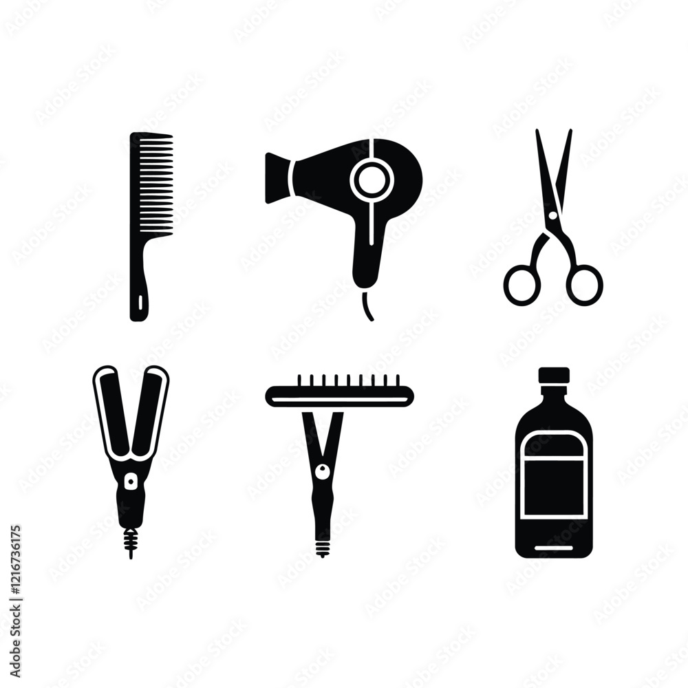 Fototapeta premium Creative Vector Icons Pack. Sleek Vector Icons for Design. Customizable Vector Icons. Vector Icons Collection.