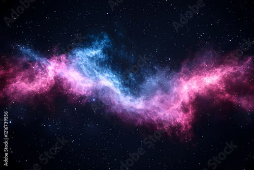 Wallpaper Mural A glowing aurora with radiant digital waves lighting up a neon sky, symbolizing wonder Torontodigital.ca