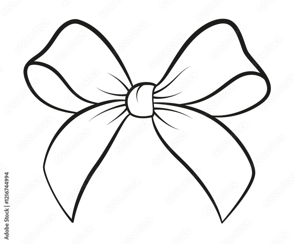 Hand drawn bow doodle style. Hand drawn black and white isolated logo. Bowknot line art. Design element for web graphic design, poster tattoo Coloring page art therapy. Vector illustration Hand drawn bow doodle style. Hand drawn black and white isolated logo. Bowknot line art. Design element for web graphic design, poster tattoo Coloring page art therapy. Vector illustration