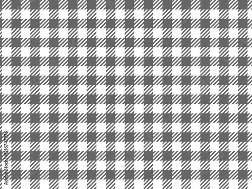 グレーのギンガムチェック柄の背景