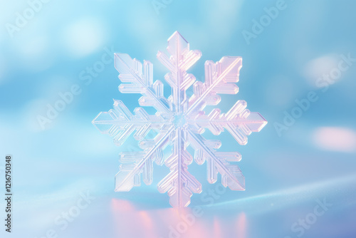 Snow Flake Nature Serene Tranquil Peaceful