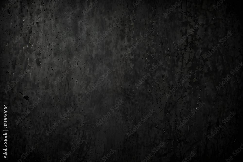 Fototapeta premium Old wall texture cement dark black gray background abstract grey color design are light with white gradient background. Generative AI