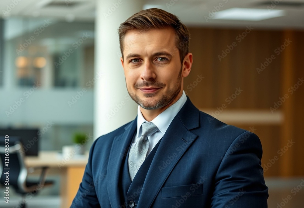 Male professional in traditional attire in a modern office Male professional in traditional attire in a modern office