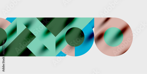 Vibrant abstract background circles with smooth gradients, creating a dynamic and modern design. Ideal for creative, tech, or contemporary-themed projects