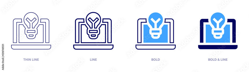 Movie idea icon in 4 different styles. Thin Line, Line, Bold, and Bold Line. Duotone style. Editable stroke Movie idea icon in 4 different styles. Thin Line, Line, Bold, and Bold Line. Duotone style. Editable stroke