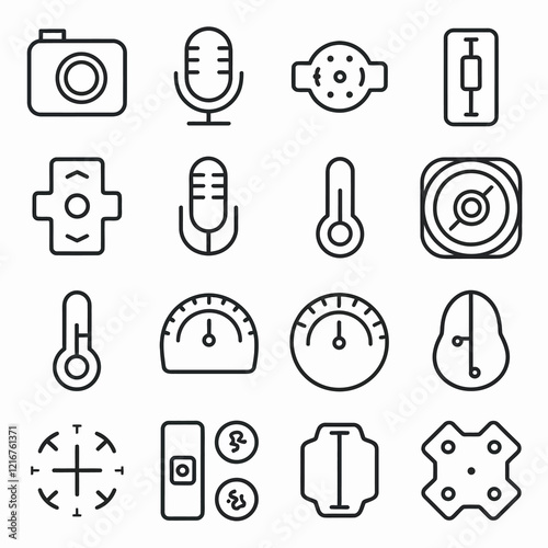 Essential Vector Icons. New Ultimate Vector Icons Bundle. Modern Vector Icons.