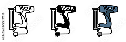 Nail gun is a pneumatic or electric tool for driving nails quickly and efficiently into materials.