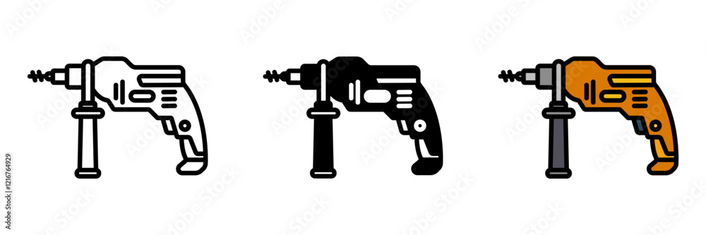 Drill is a power tool used for creating holes or driving screws into various materials with precision. Drill is a power tool used for creating holes or driving screws into various materials with precision.