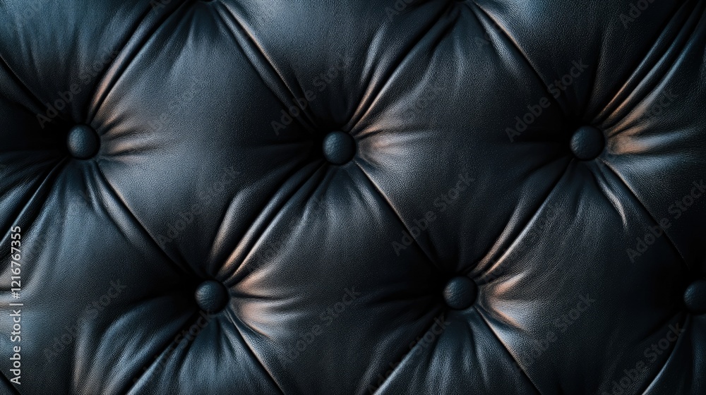 Naklejka premium High-definition close-up of leather texture, emphasizing its luxurious grain and smooth surface