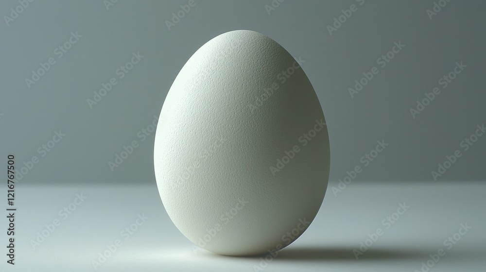 A simple and elegant white egg, symbolizing purity and freshness, perfect for various culinary uses. A simple and elegant white egg, symbolizing purity and freshness, perfect for various culinary uses.