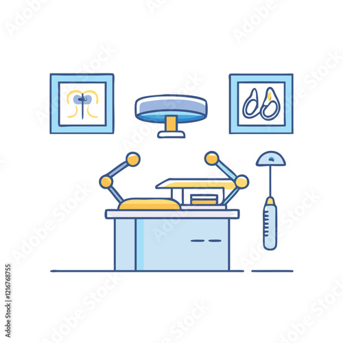 surgery room icon, surgery room vector illustration-simple illustration of surgery room, perfect for surgery room logos and icons