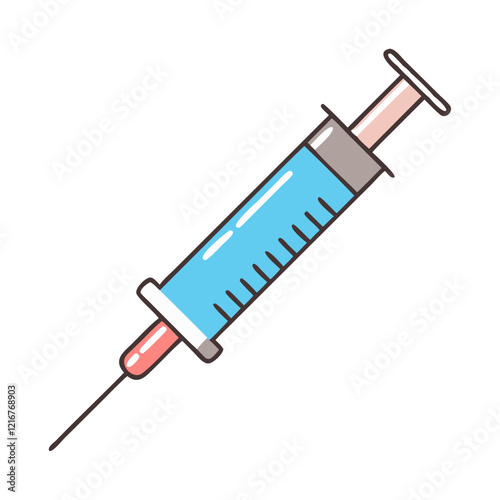 syringe icon, syringe vector illustration-simple illustration of syringe, perfect for syringe logos and icons