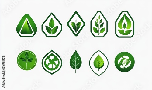 Energy efficiency rating labels promoting low consumption and efficient products to reduce carbon footprint. Lower CO2 emissions with efficient home and appliances. Green eco-friendly, Generative AI