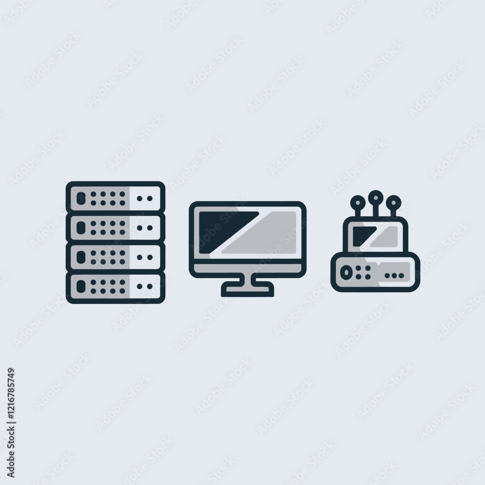 Vector Icons Collection.Essential Vector Icons Vector Icons Collection.Essential Vector Icons
