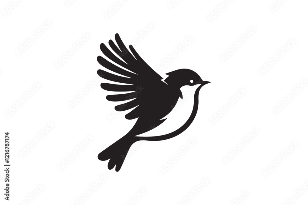 Bird vector silhouette illustration Bird vector silhouette illustration