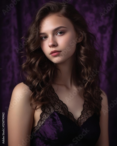 Purple Hues and Timeless Grace