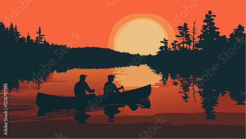 Canoeing Through Boundary Waters