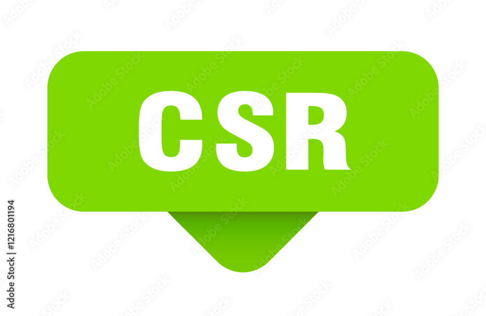 csr sticker. csr sign on transparent background csr sticker. csr sign on transparent background