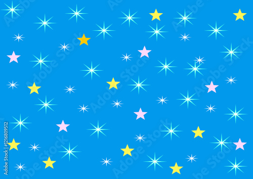 seamless background with stars