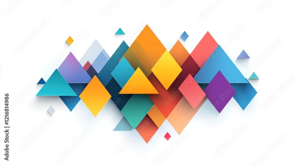 Abstract colorful geometric shapes background. Abstract colorful geometric shapes background.