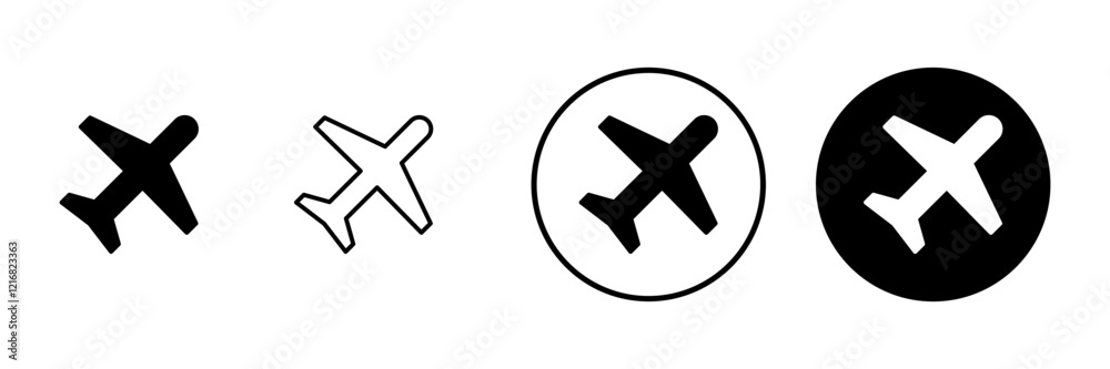 Plane icon vector. Airplane sign and symbol. Flight transport symbol. Travel sign. aeroplane Plane icon vector. Airplane sign and symbol. Flight transport symbol. Travel sign. aeroplane