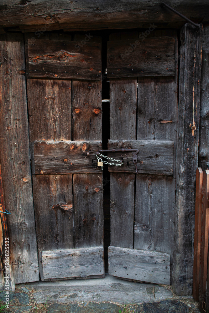 Old Swiss Barn Door Lock and Latch Old Swiss Barn Door Lock and Latch