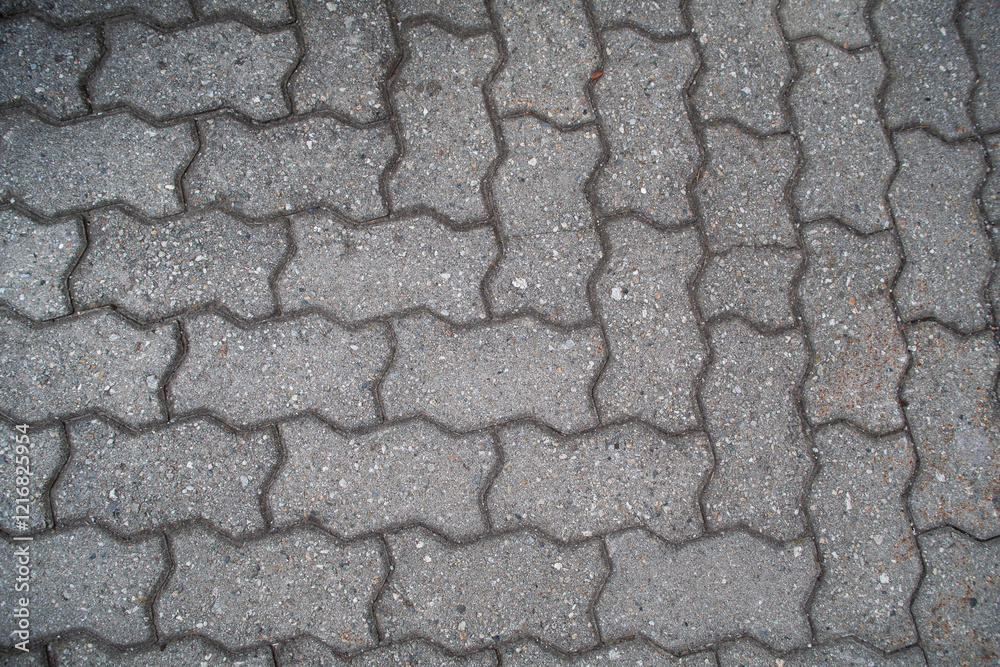Outdoor Pavement Texture with Concrete Blocks Outdoor Pavement Texture with Concrete Blocks