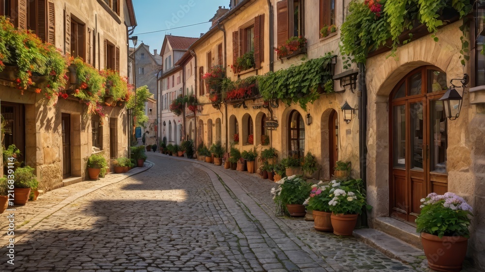Obraz premium street in the old town