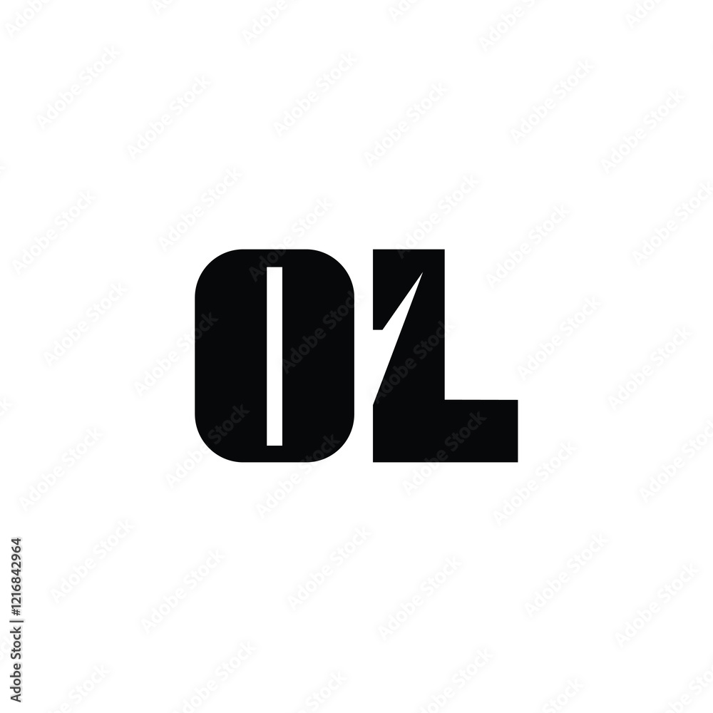 OL monogram logo design letter text name symbol monochrome logotype alphabet character simple logo OL monogram logo design letter text name symbol monochrome logotype alphabet character simple logo