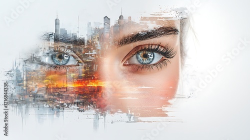 High-end advertising agency showcase, vibrant creative design, stunning collage of visuals, innovative concept display, cutting-edge aesthetics, sleek and elegant appeal, ultra-realistic, photo-realis