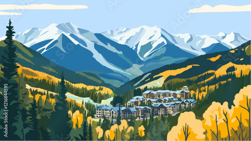 The Scenic Charm of Vail, Colorado