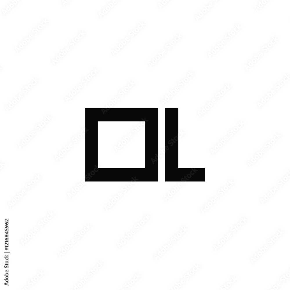 OL monogram logo design letter text name symbol monochrome logotype alphabet character simple logo OL monogram logo design letter text name symbol monochrome logotype alphabet character simple logo