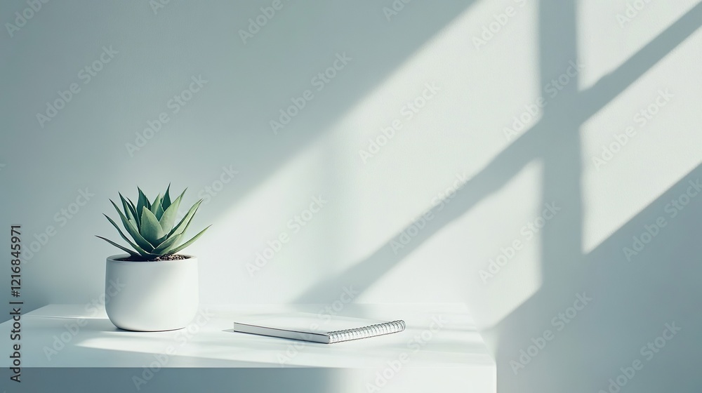 modern office interior with a table modern office interior with a table