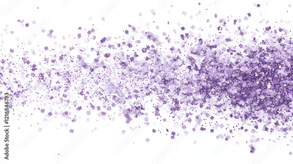 Fototapeta premium Purple Glitter Explosion: A Lavish Display of Sparkling Shimmer