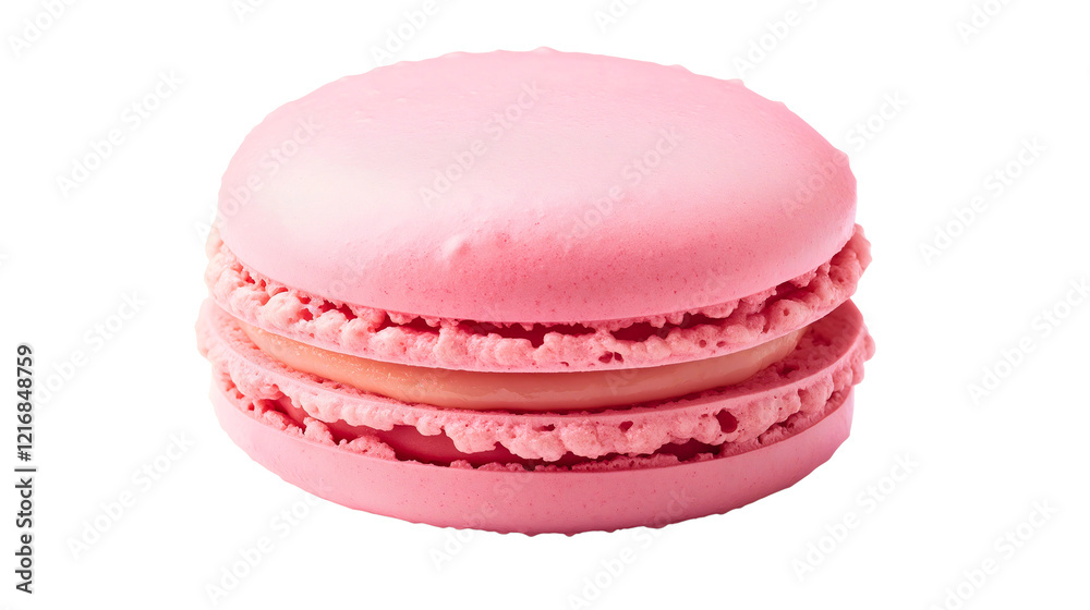Pink Macaron Delicacy with Cream Filling Elegant Pastry for Festive Celebrations and Tea Time Snacking Pink Macaron Delicacy with Cream Filling Elegant Pastry for Festive Celebrations and Tea Time Snacking