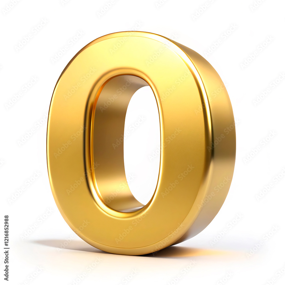 3d gold number 3d gold number