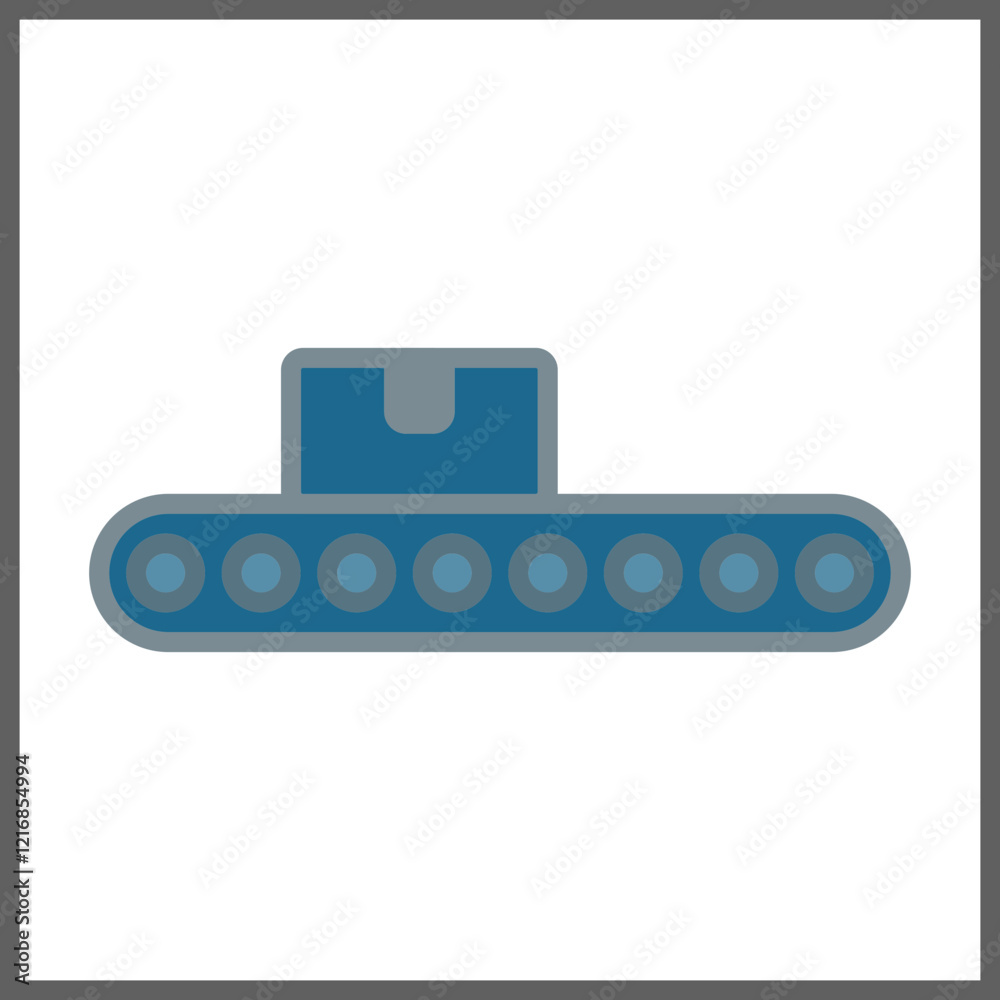 Obraz premium Conveyor Belt Icon Design
