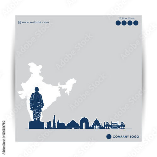 vector illustration of sardar vallabhbhai patel jayanti.	
 photo