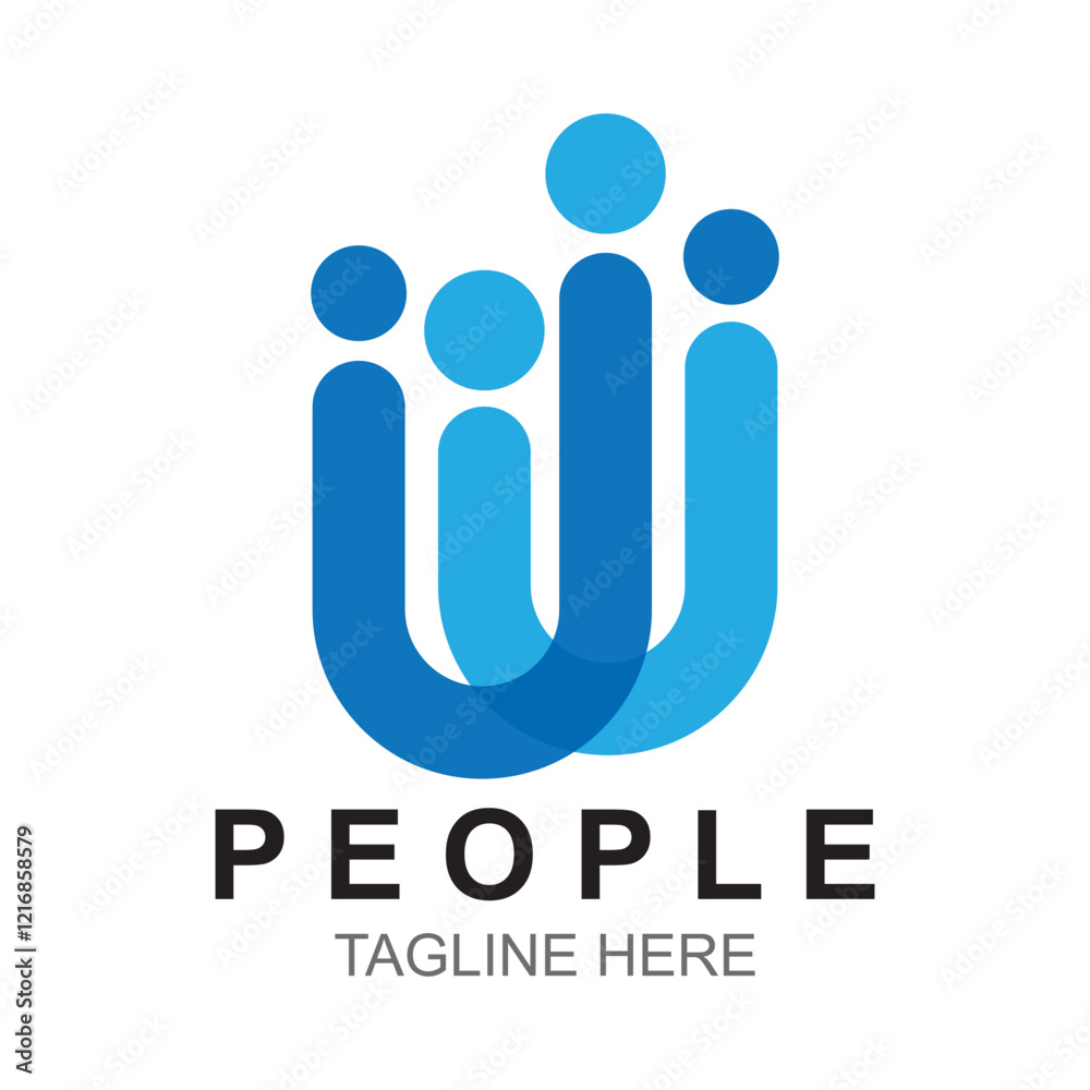 Community, network and social logo vector Community, network and social logo vector