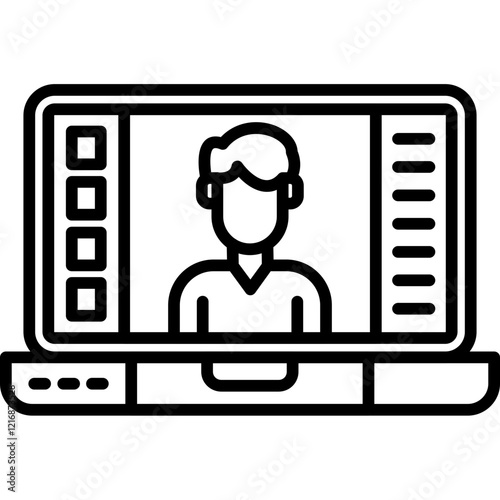 Online Photo Editing Icon