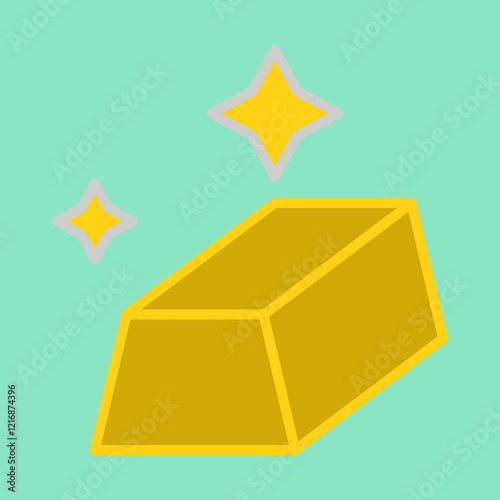 Gold Nugget Icon Design