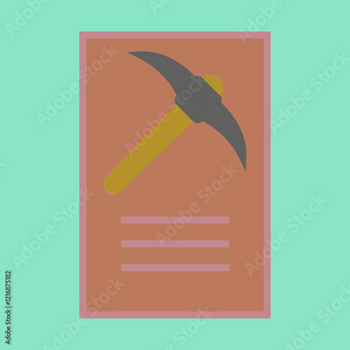 Mining Permit Icon Design