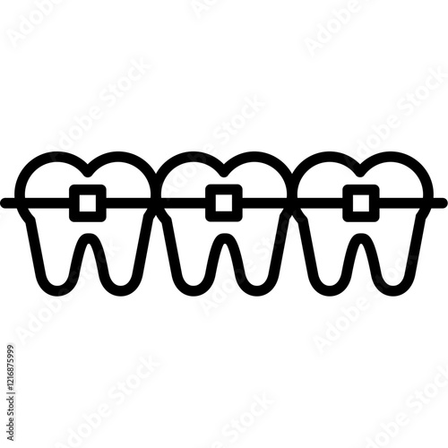 Orthodontics Braces Icon