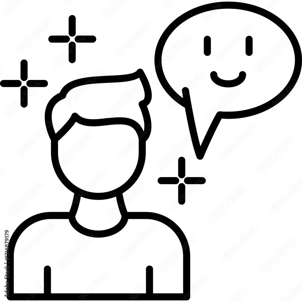 Positive Affirmations Icon Positive Affirmations Icon