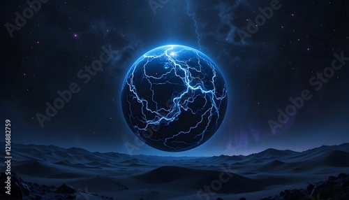 planet in space