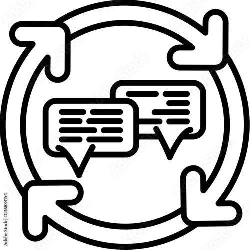 Iterative Feedback Icon