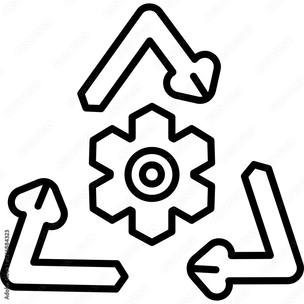 Loop Workflow Icon Loop Workflow Icon