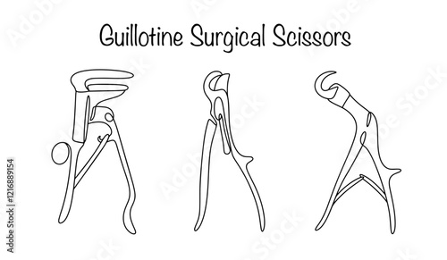 Guillotine Surgical Scissors